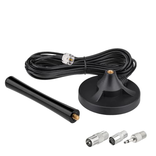 Improved Title: Magnetic FM Antenna for Stereo Receiver with Extension Cable