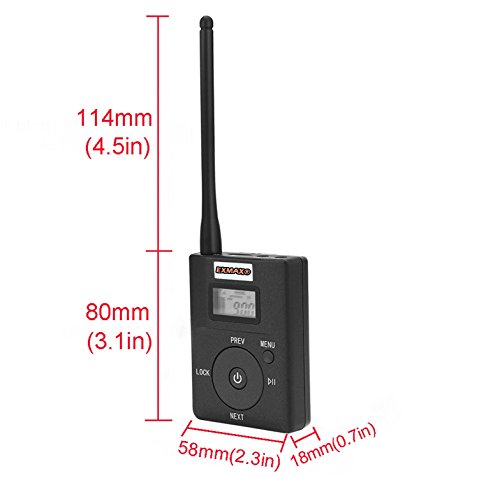 Wireless Tour Guide Headset System with FM Radio - 1 Transmitter & 30 Receivers (White)