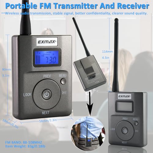 Wireless Live Translator for Social Distancing Events: 1 Transmitter & 30 Receivers